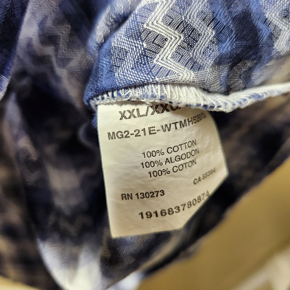 Wrangler western mens pearl snap button down plaid print shirt szxxl - Picture 4 of 12